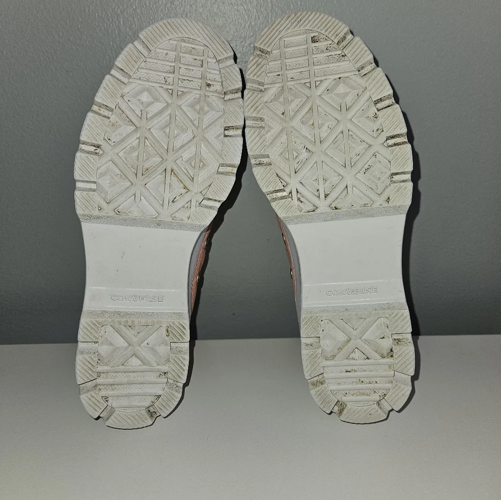 Converse Pink Chuck Taylor All Star Lugged Platform Sneaker - Size 6.5 - Picture 8 of 9